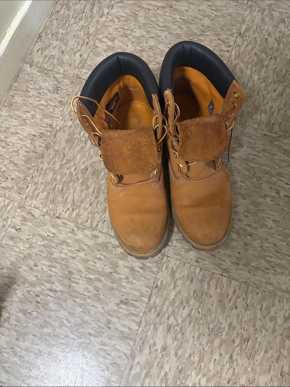 Men's Work Boot - Tan Leather Trail Boots